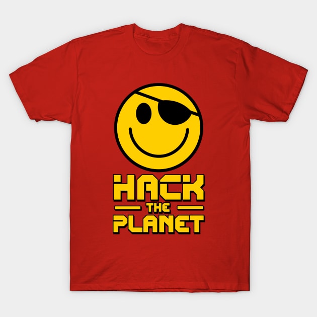 Hack the Planet T-Shirt by Meta Cortex